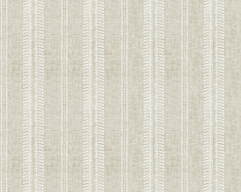 A00506 Costura Rice Beige Olivar Wallpaper by Coordonné