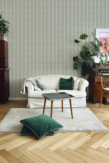 A00511 Costura Wild Green Olivar Wallpaper by Coordonné