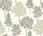 A00513 Arboleda Wild Green Olivar Wallpaper by Coordonné
