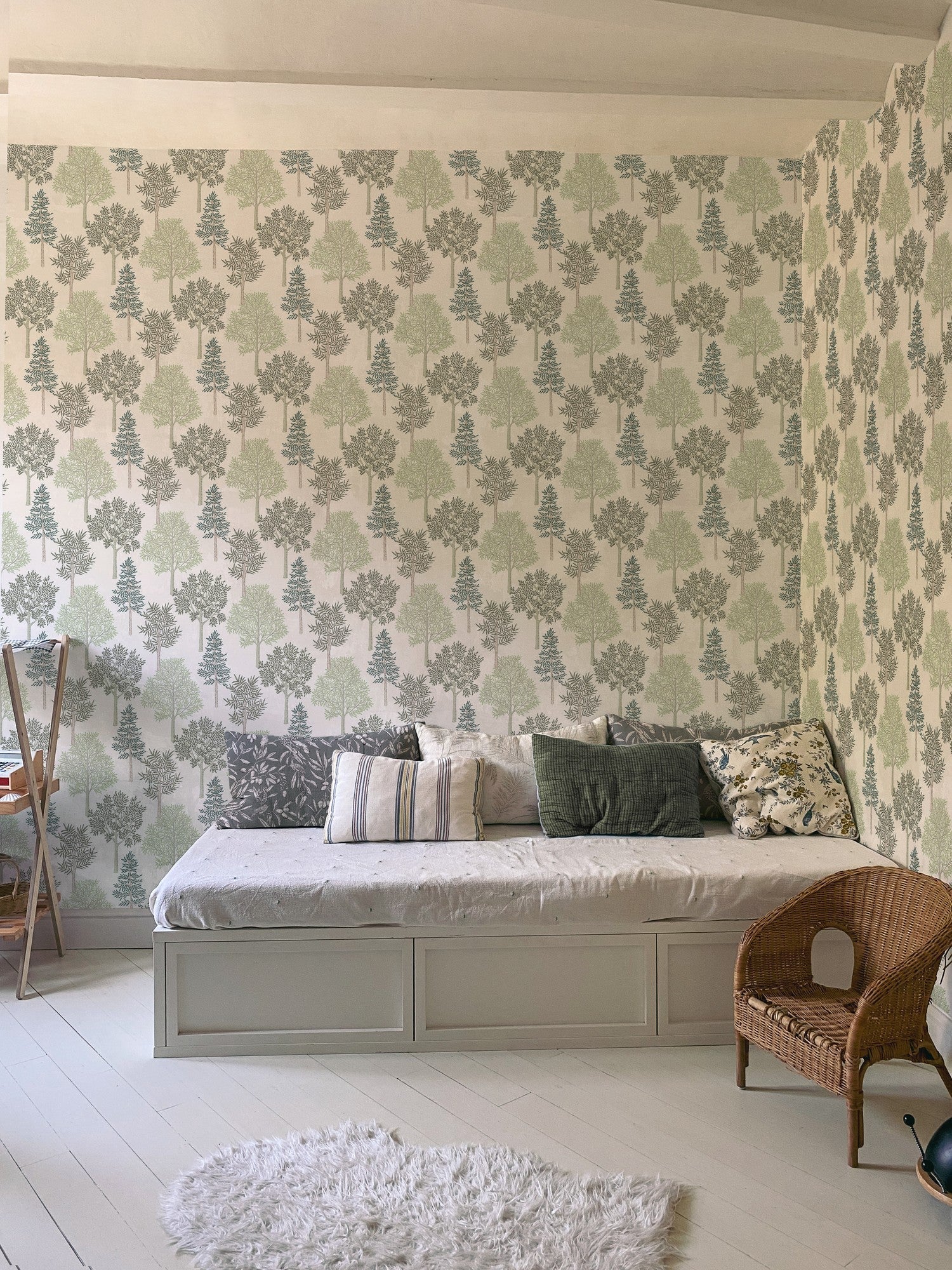 A00513 Arboleda Wild Green Olivar Wallpaper by Coordonné