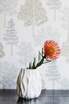 A00514 Arboleda Leather Brown Olivar Wallpaper by Coordonné