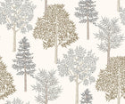A00514 Arboleda Leather Brown Olivar Wallpaper by Coordonné