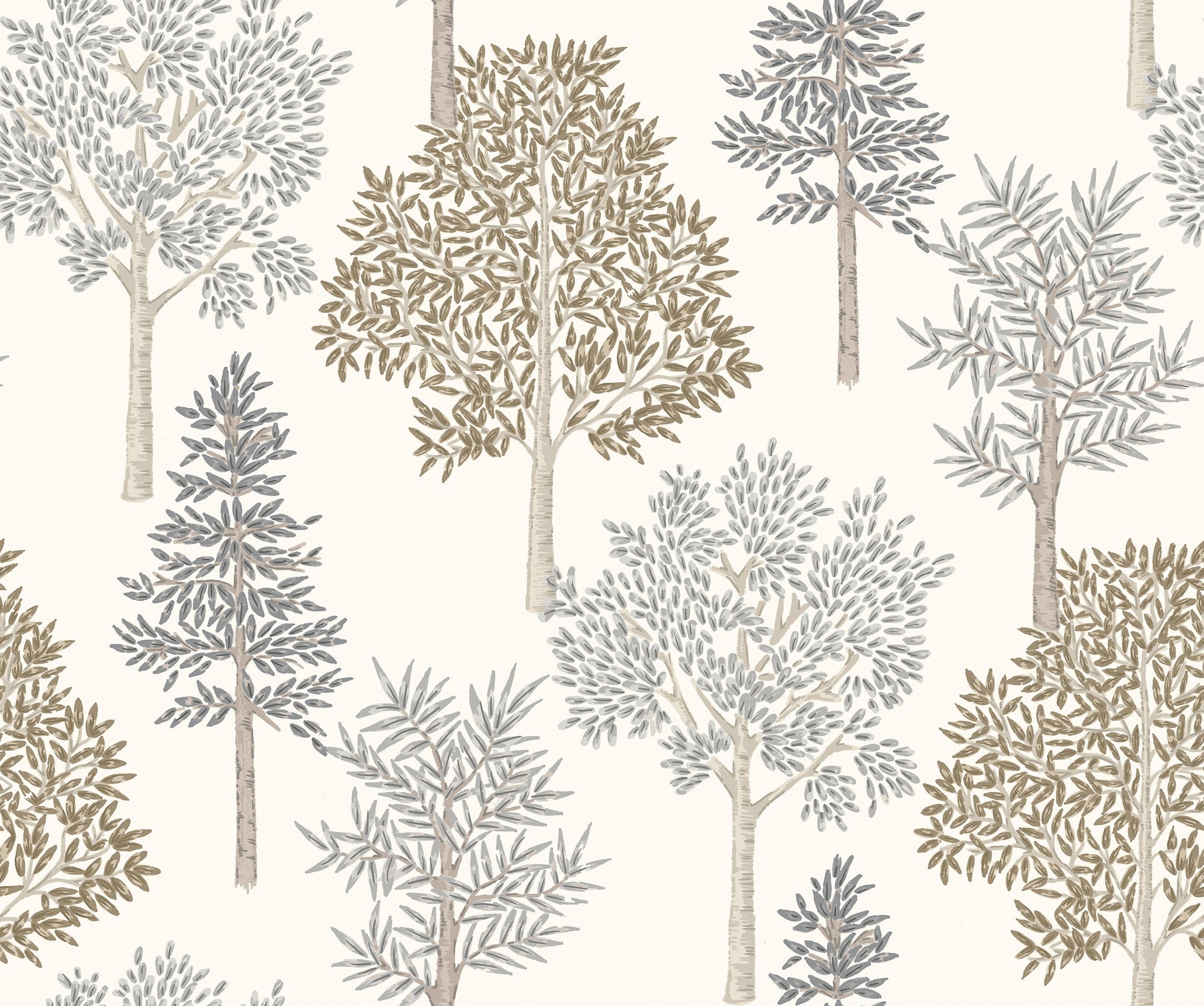 A00514 Arboleda Leather Brown Olivar Wallpaper by Coordonné