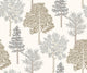 Arboleda Leather Brown Olivar Wallpaper by Coordonné