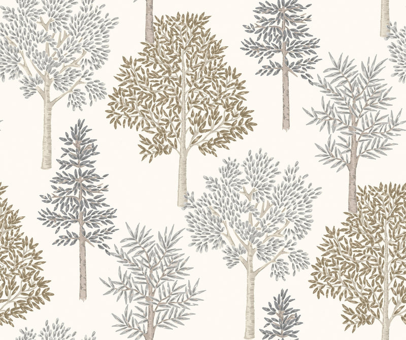 A00514 Arboleda Leather Brown Olivar Wallpaper by Coordonné