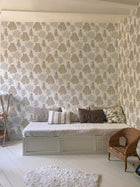 A00514 Arboleda Leather Brown Olivar Wallpaper by Coordonné