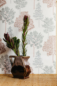 A00515 Arboleda Terracotta Olivar Wallpaper by Coordonné