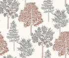 A00515 Arboleda Terracotta Olivar Wallpaper by Coordonné