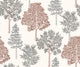 Arboleda Terracotta Olivar Wallpaper by Coordonné