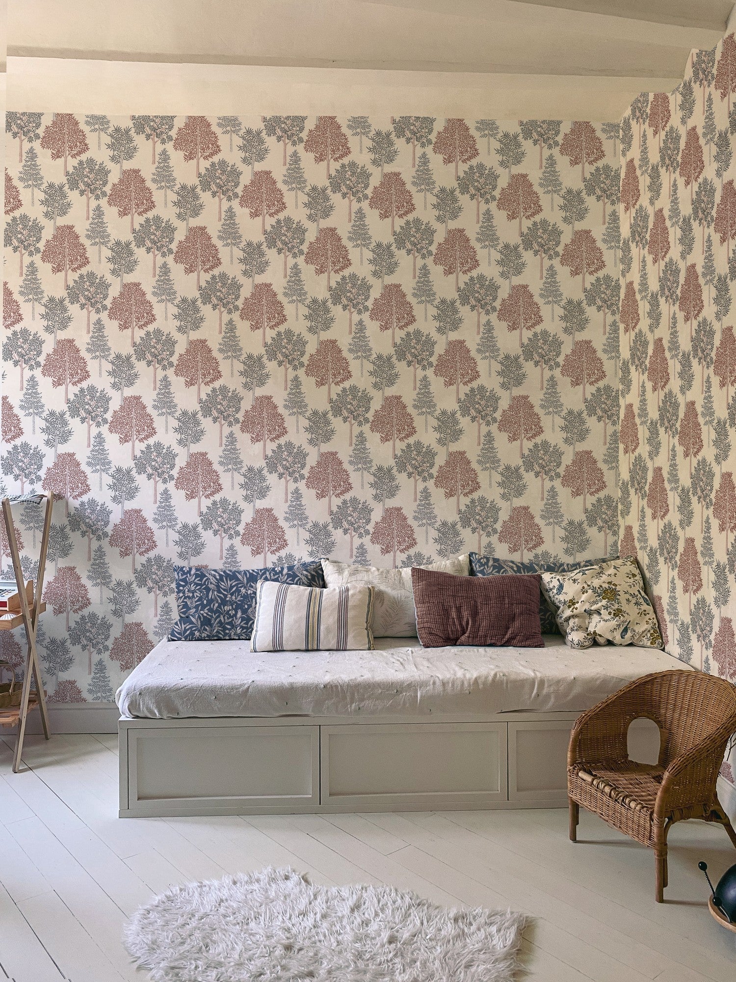 A00515 Arboleda Terracotta Olivar Wallpaper by Coordonné