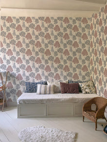 A00515 Arboleda Terracotta Olivar Wallpaper by Coordonné