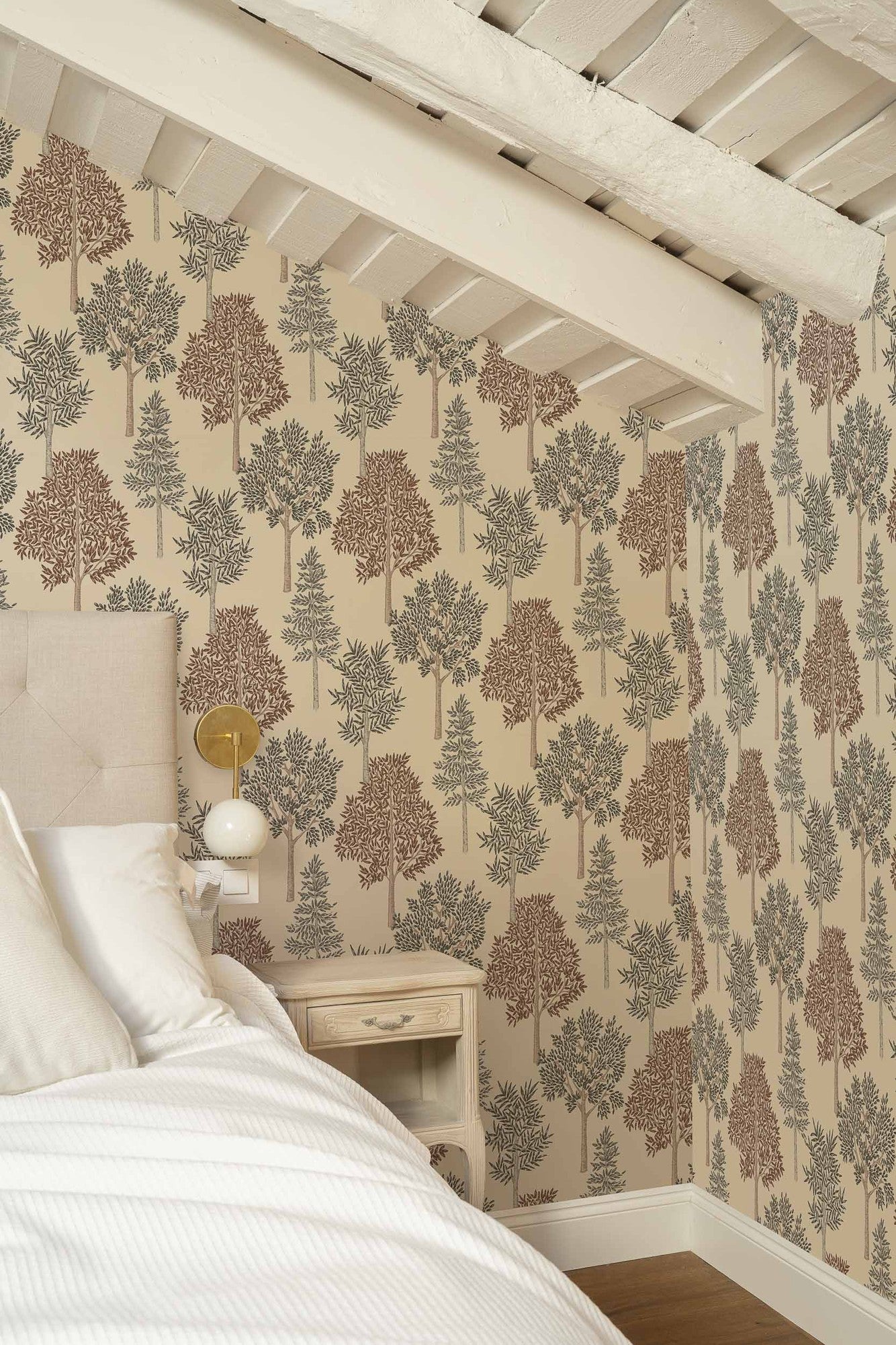 A00515 Arboleda Terracotta Olivar Wallpaper by Coordonné