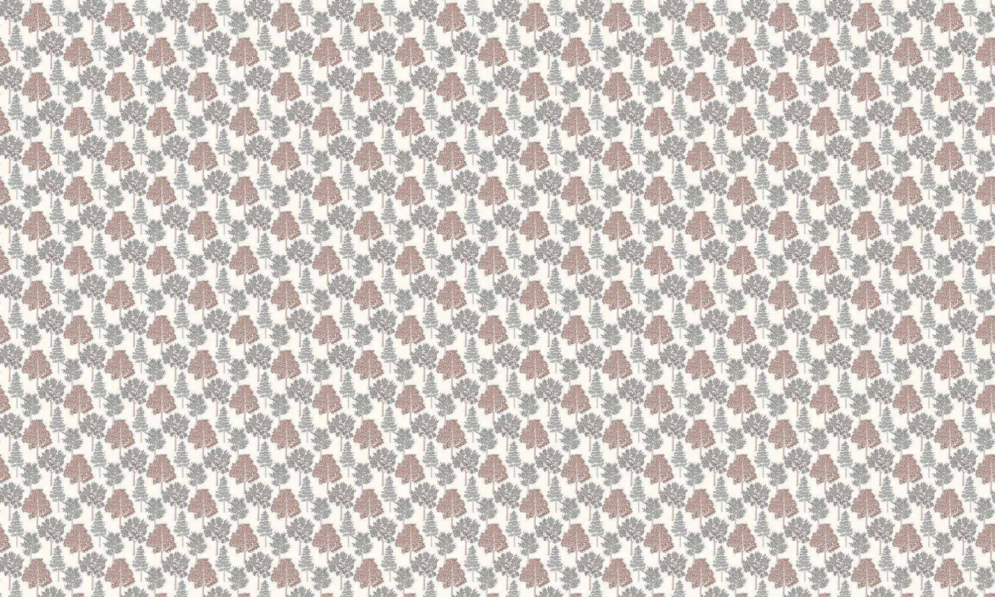 A00515 Arboleda Terracotta Olivar Wallpaper by Coordonné