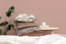 A00516 Sisal Cava Pink Olivar Wallpaper by Coordonné