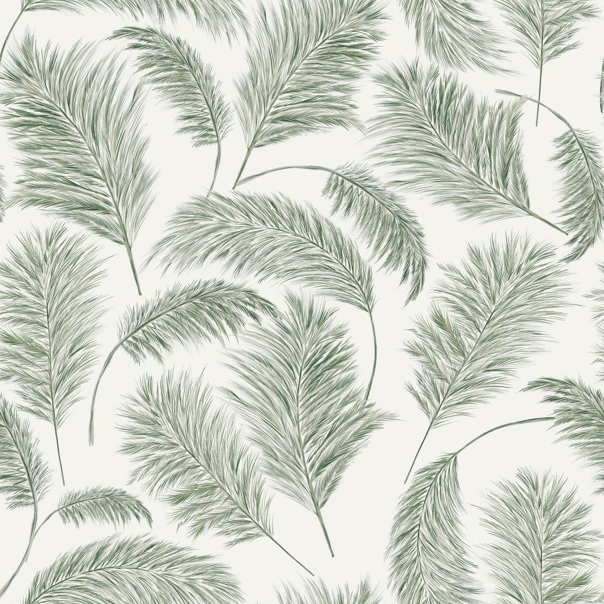 A00523 Plumero Vine Olivar Wallpaper by Coordonné