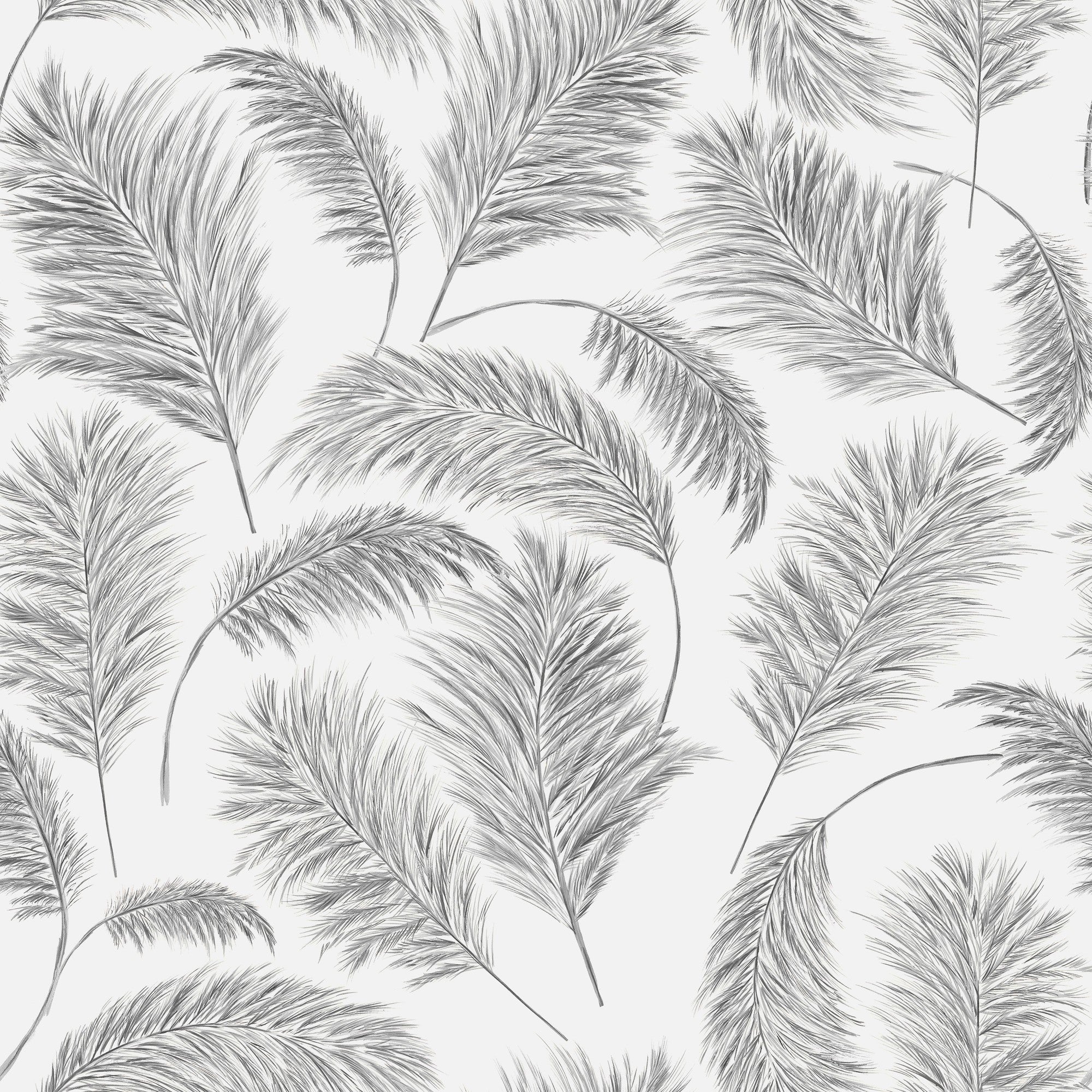 A00525 Plumero Plata Olivar Wallpaper by Coordonné