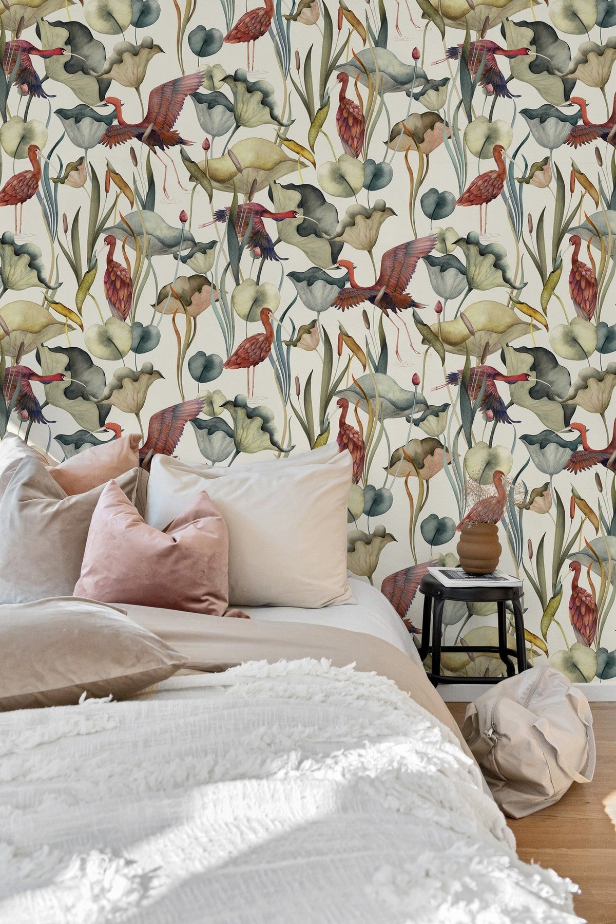 Humedales Cotton Lur Wallpaper by Coordonné