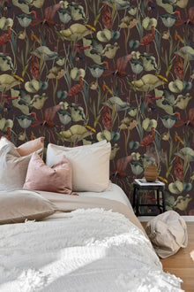A00602 Humedales Chocolate Lur Wallpaper by Coordonné