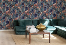 A00604 Jardín Rojo Indigo Lur Wallpaper by Coordonné