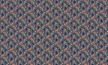 A00604 Jardín Rojo Indigo Lur Wallpaper by Coordonné