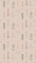 Herbario Pink Lur Wallpaper by Coordonné