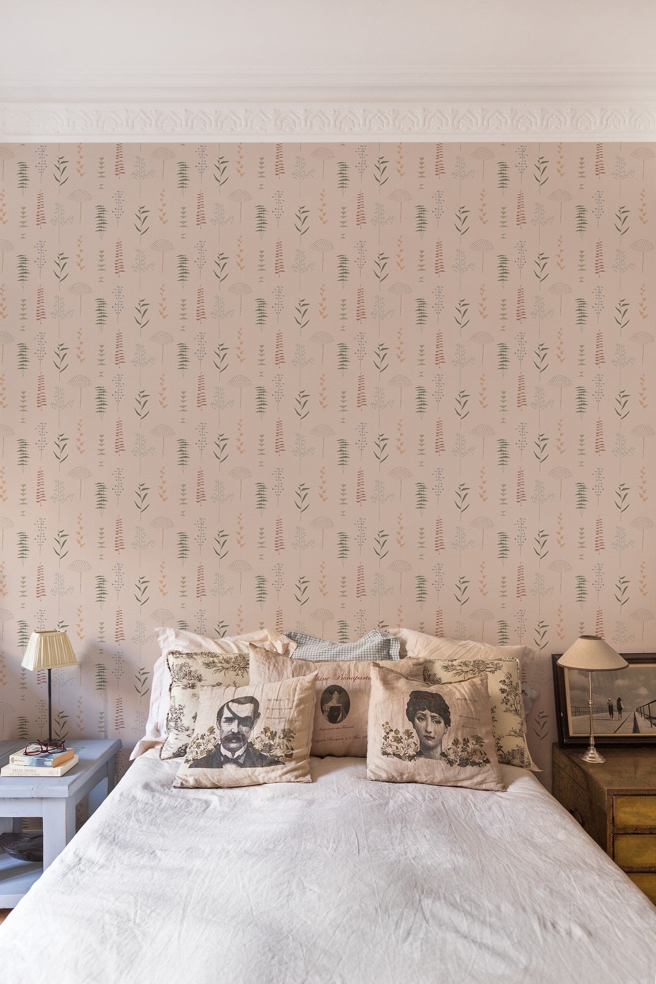 A00608 Herbario Pink Lur Wallpaper by Coordonné