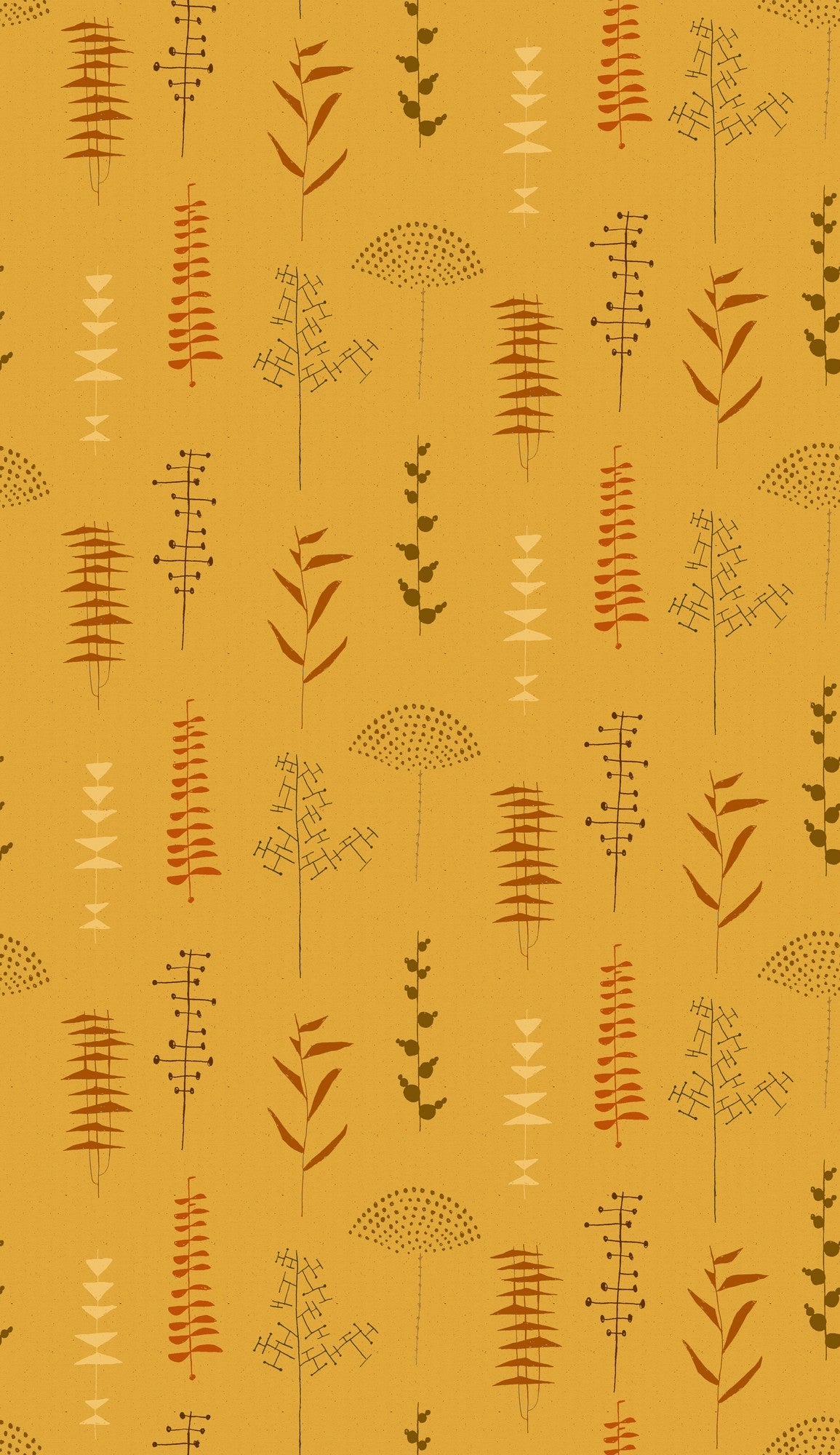 A00611 Herbario Curry Lur Wallpaper by Coordonné