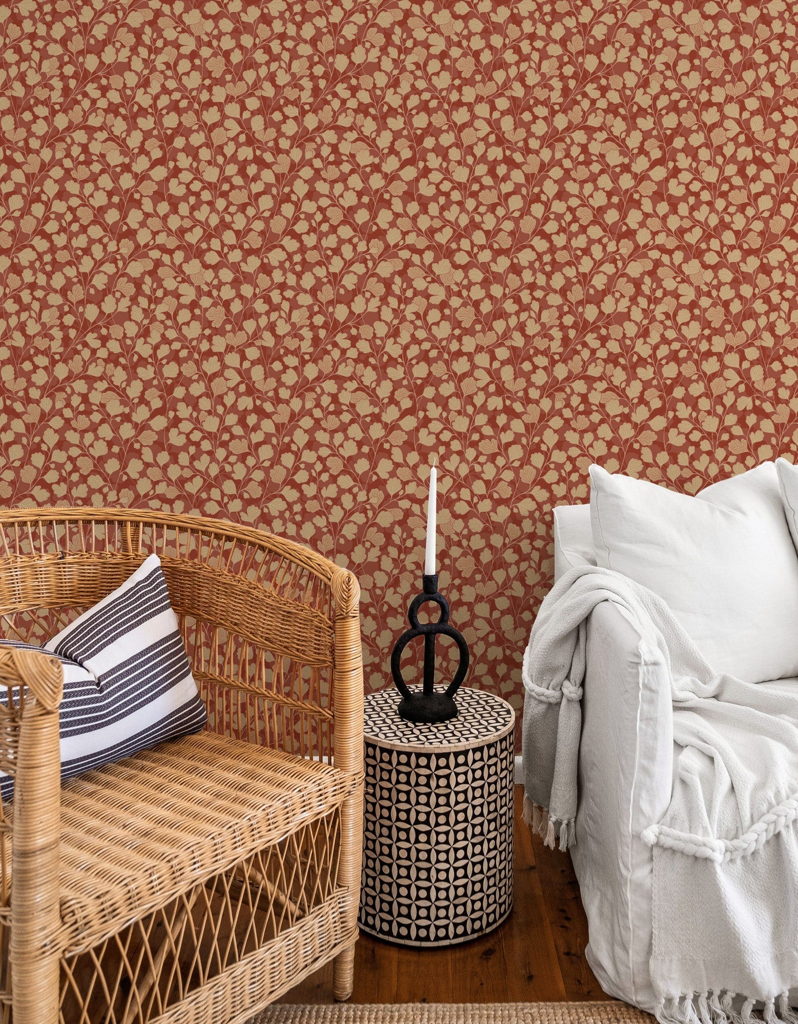 A00619 Robledal Saffron Lur Wallpaper by Coordonné