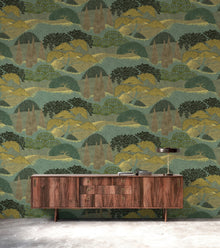 A00621 Jardín Japonés Mint Lur Wallpaper by Coordonné