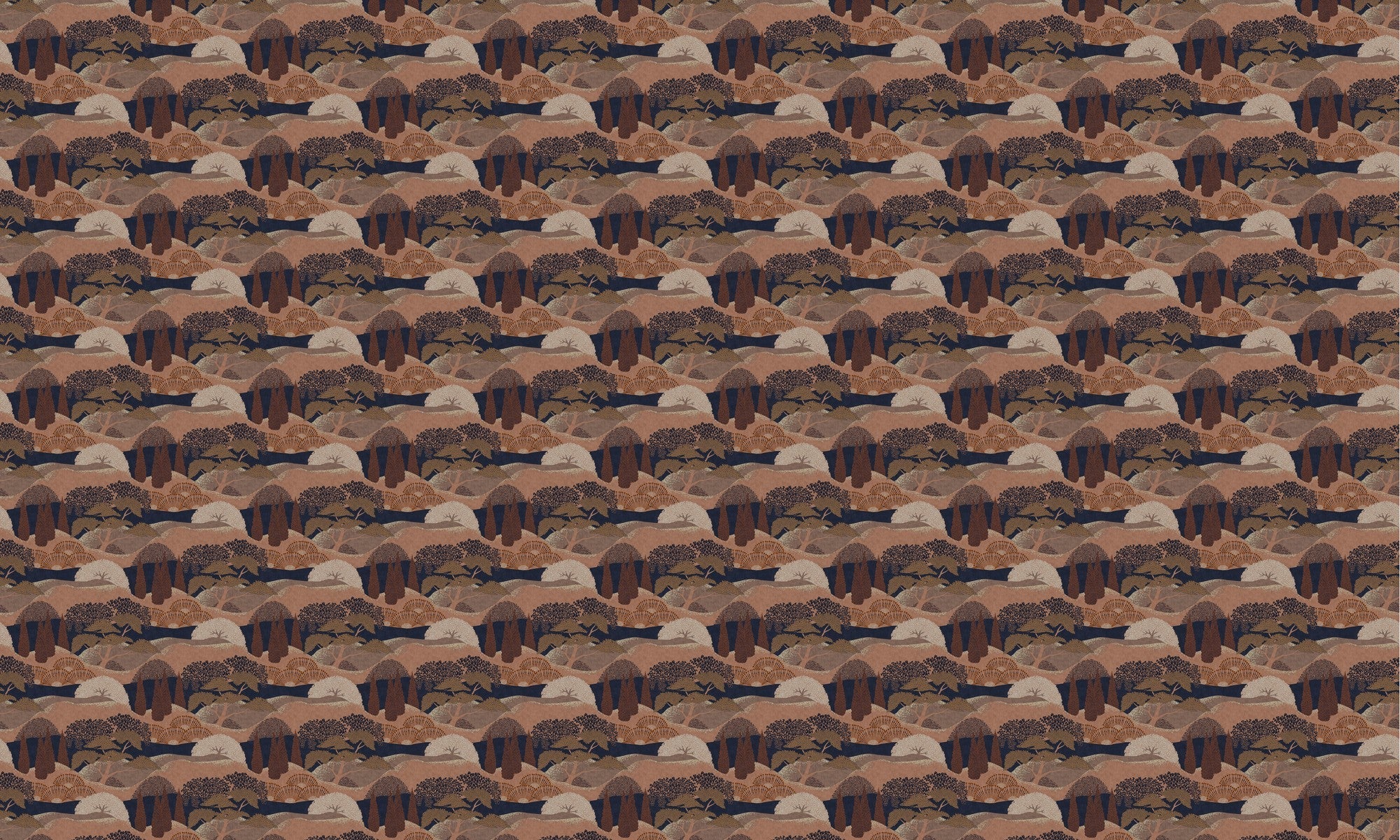 A00622 Jardín Japonés Cinnamon Lur Wallpaper by Coordonné