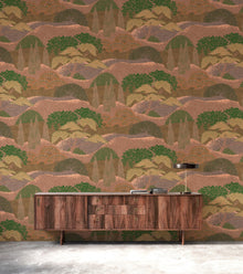A00625 Jardín Japonés Coral Lur Wallpaper by Coordonné