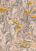 Pradera Pink Lur Wallpaper by Coordonné