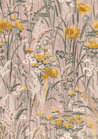 A00629 Pradera Pink Lur Wallpaper by Coordonné