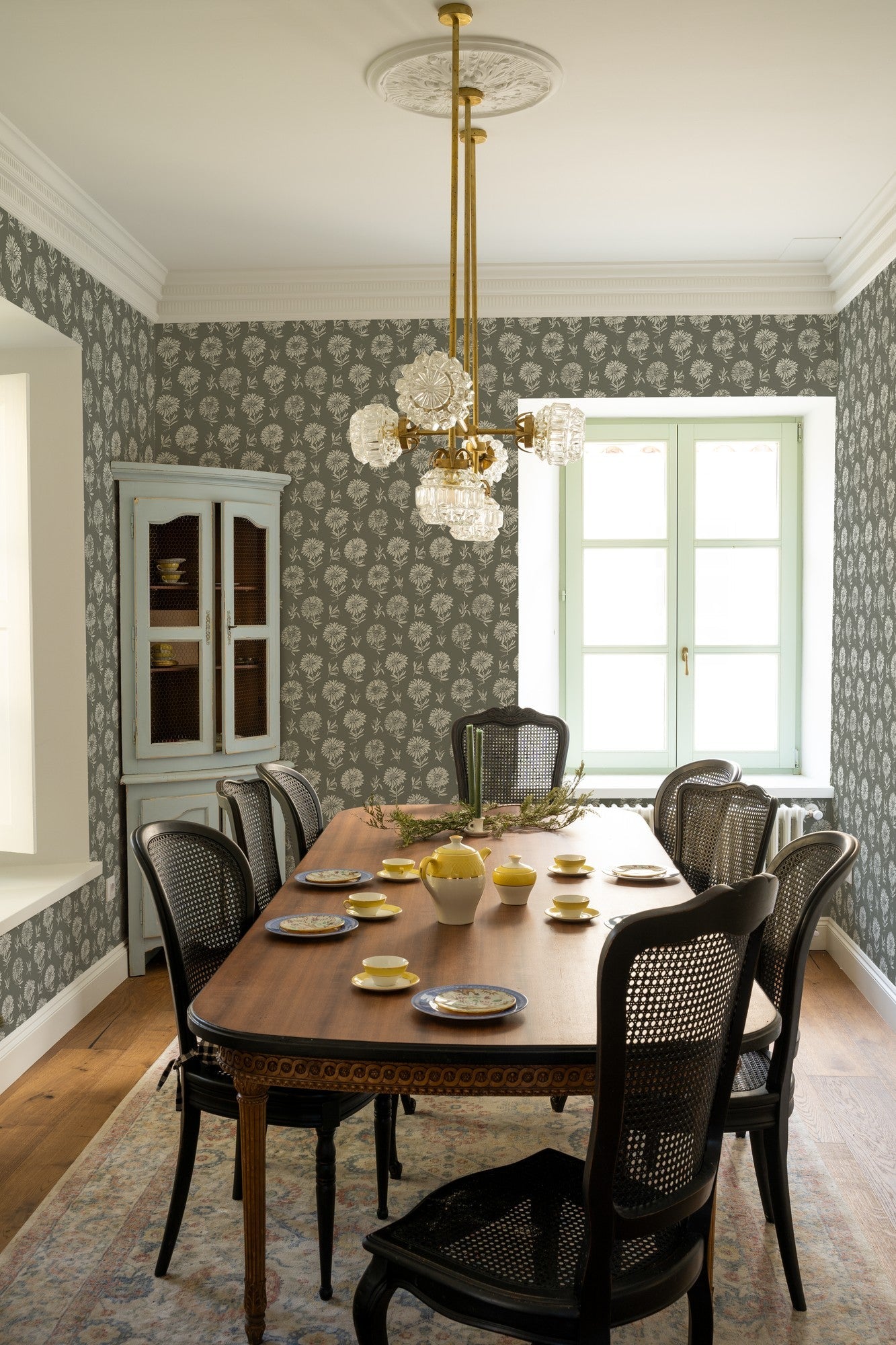 A00631 Parterre Lagoon Lur Wallpaper by Coordonné