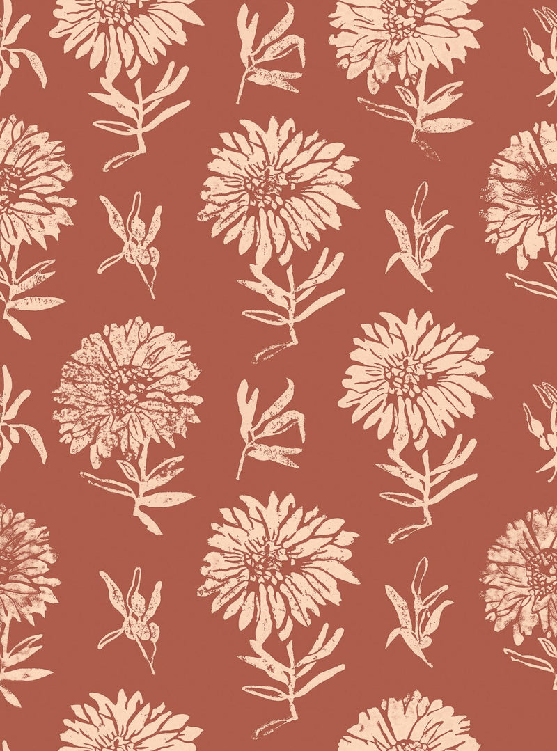 A00635 Parterre Saffron Lur Wallpaper by Coordonné