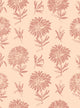 Parterre Pink Lur Wallpaper by Coordonné