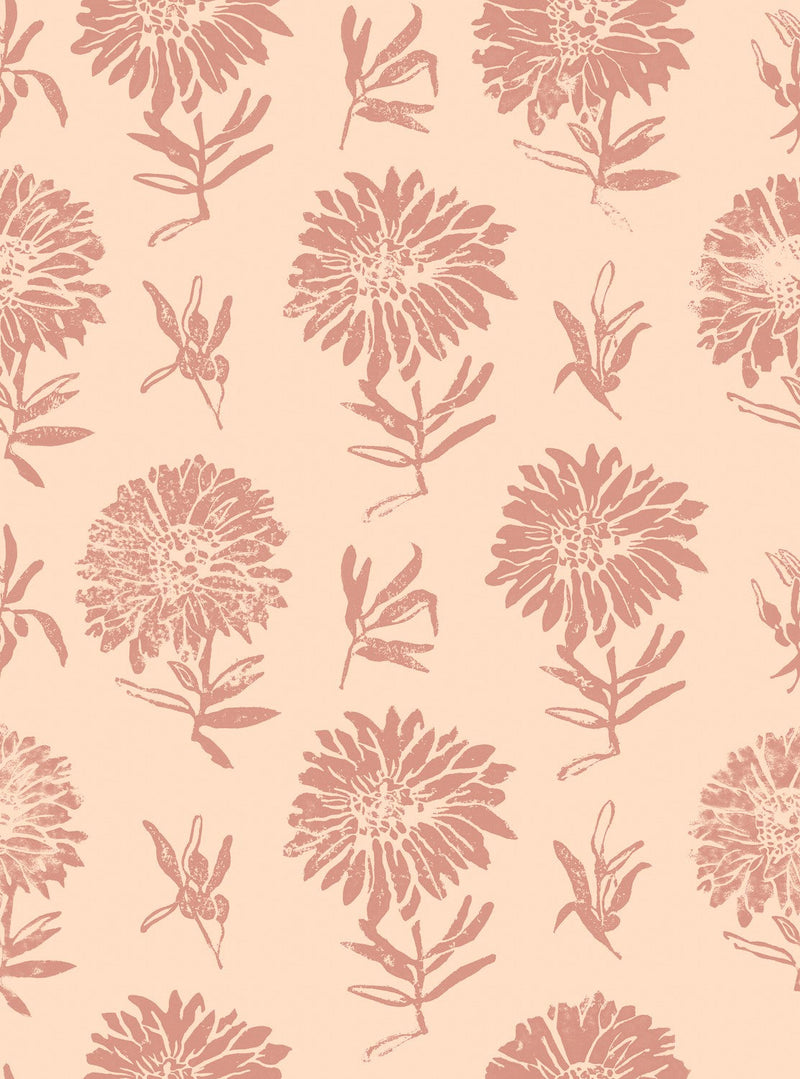 A00636 Parterre Pink Lur Wallpaper by Coordonné