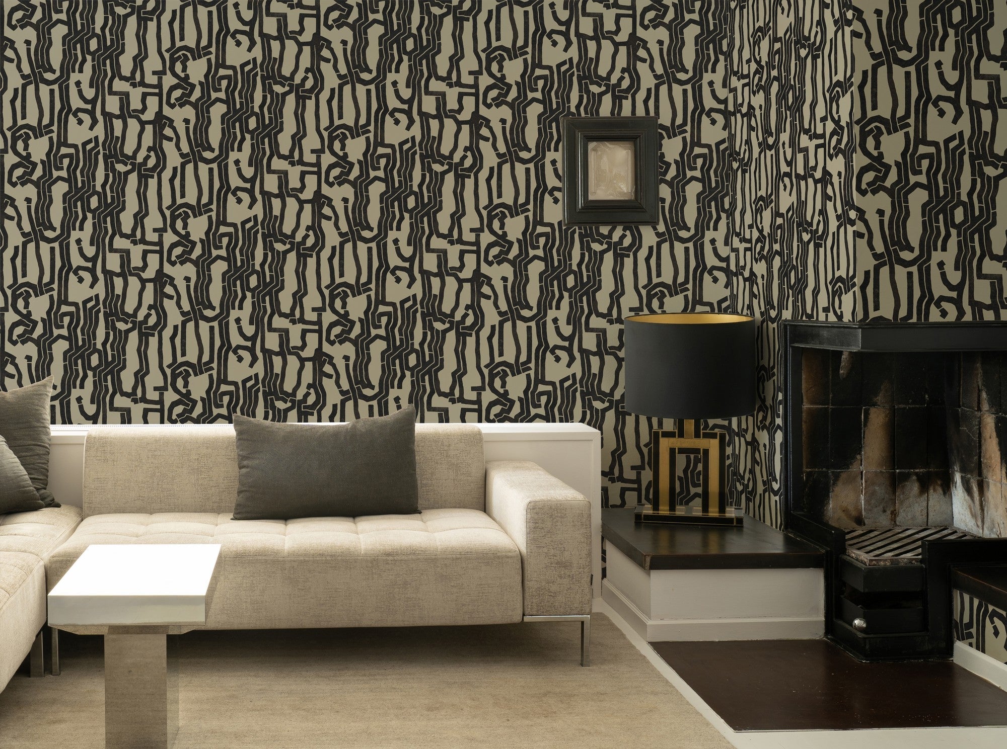 A00637 Huella Taupe Lur Wallpaper by Coordonné