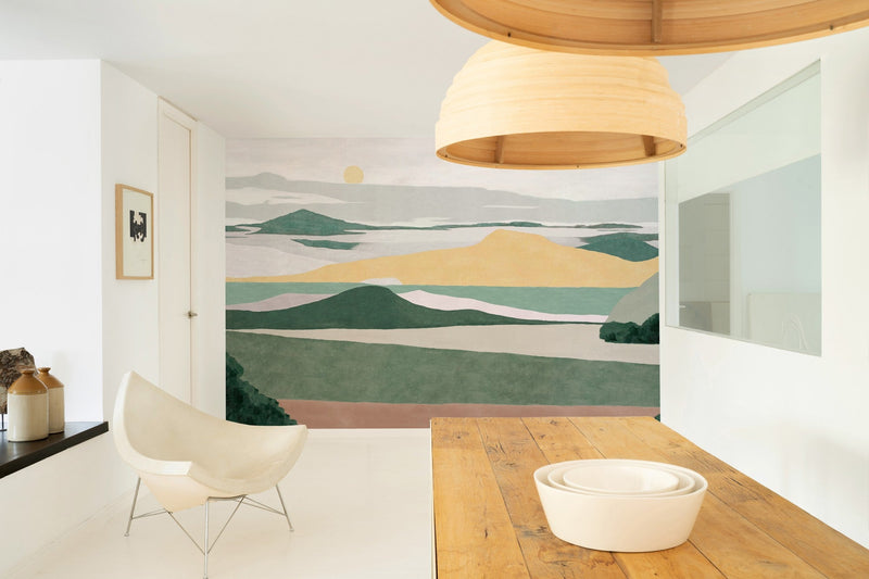 A00645 Lainoa Autumn Lur Mural by Coordonné