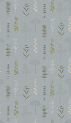A00649 Herbario Aqua Lur Wallpaper by Coordonné