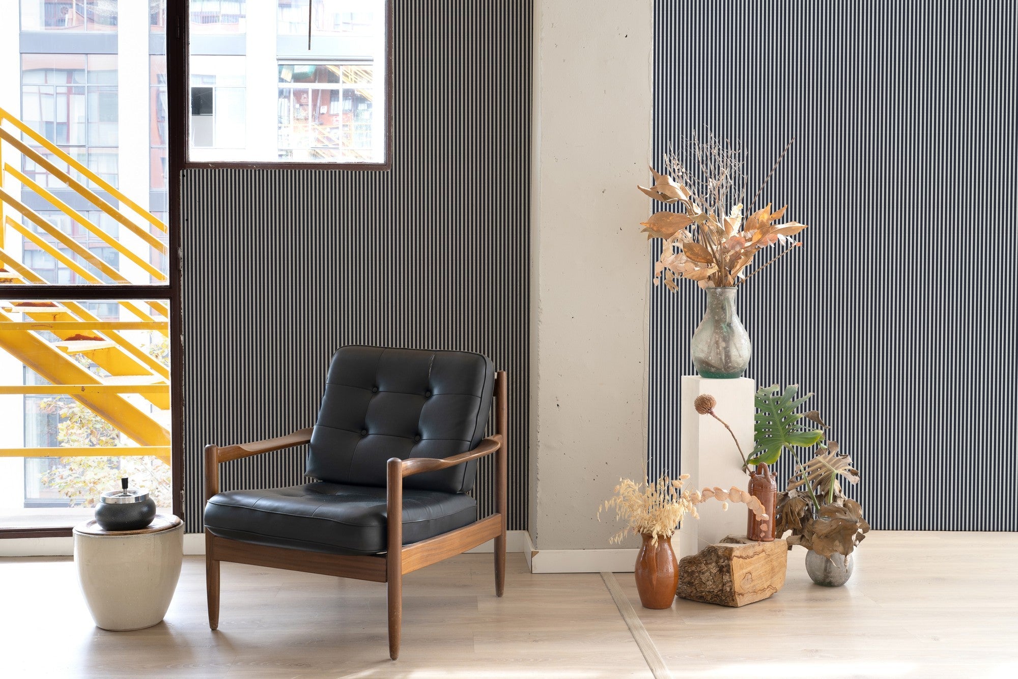 A00717 Stripe 0,7 Galaxia Stripes & Checks Wallpaper by Coordonné