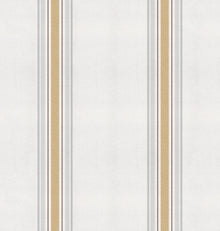 A00721 Stripe 2 Curry Stripes & Checks Wallpaper by Coordonné