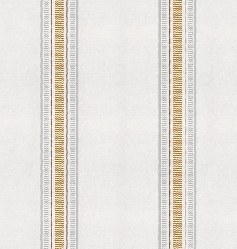 A00721 Stripe 2 Curry Stripes & Checks Wallpaper by Coordonné