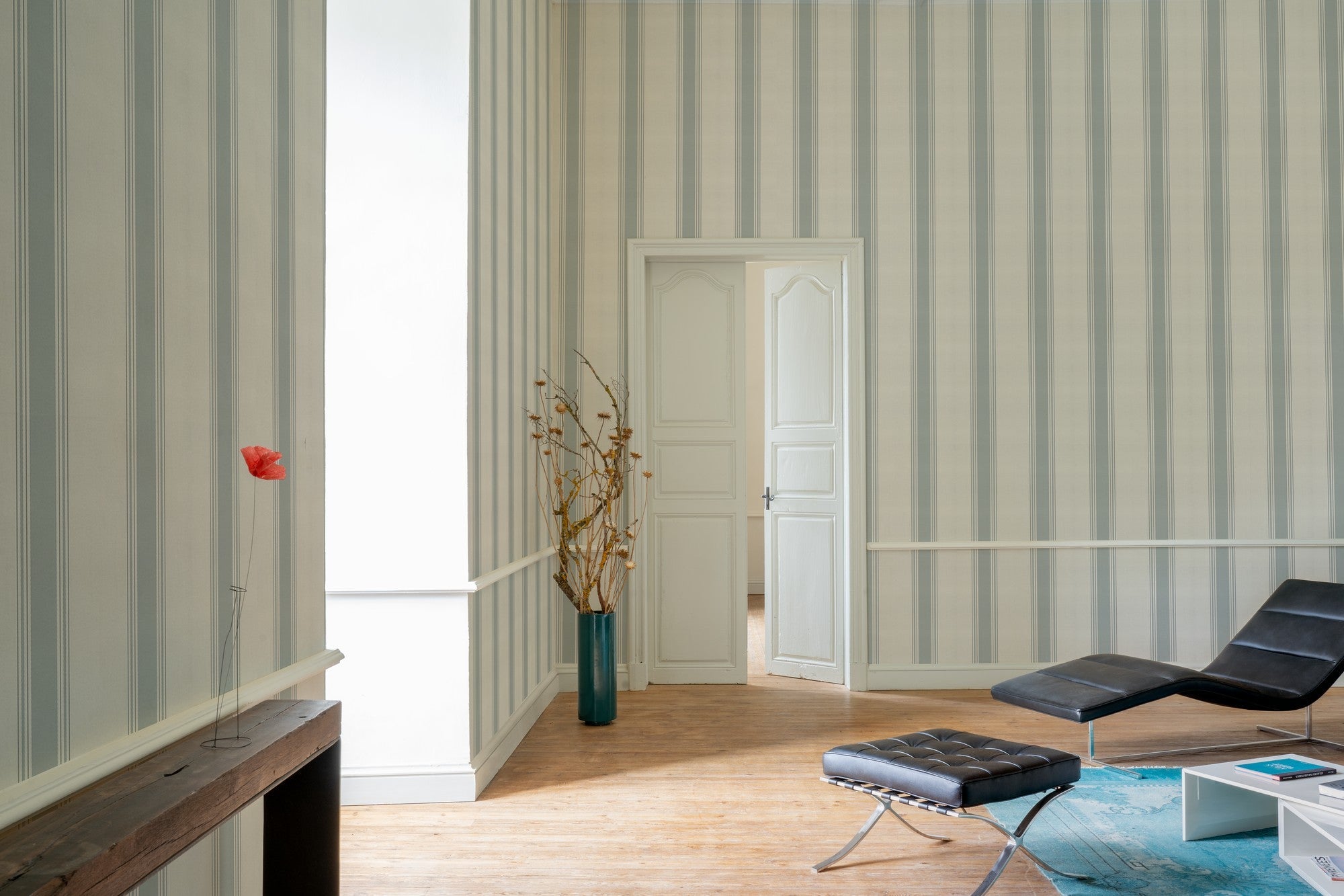 A00729 Stripe 5 Príncipe Stripes & Checks Wallpaper by Coordonné