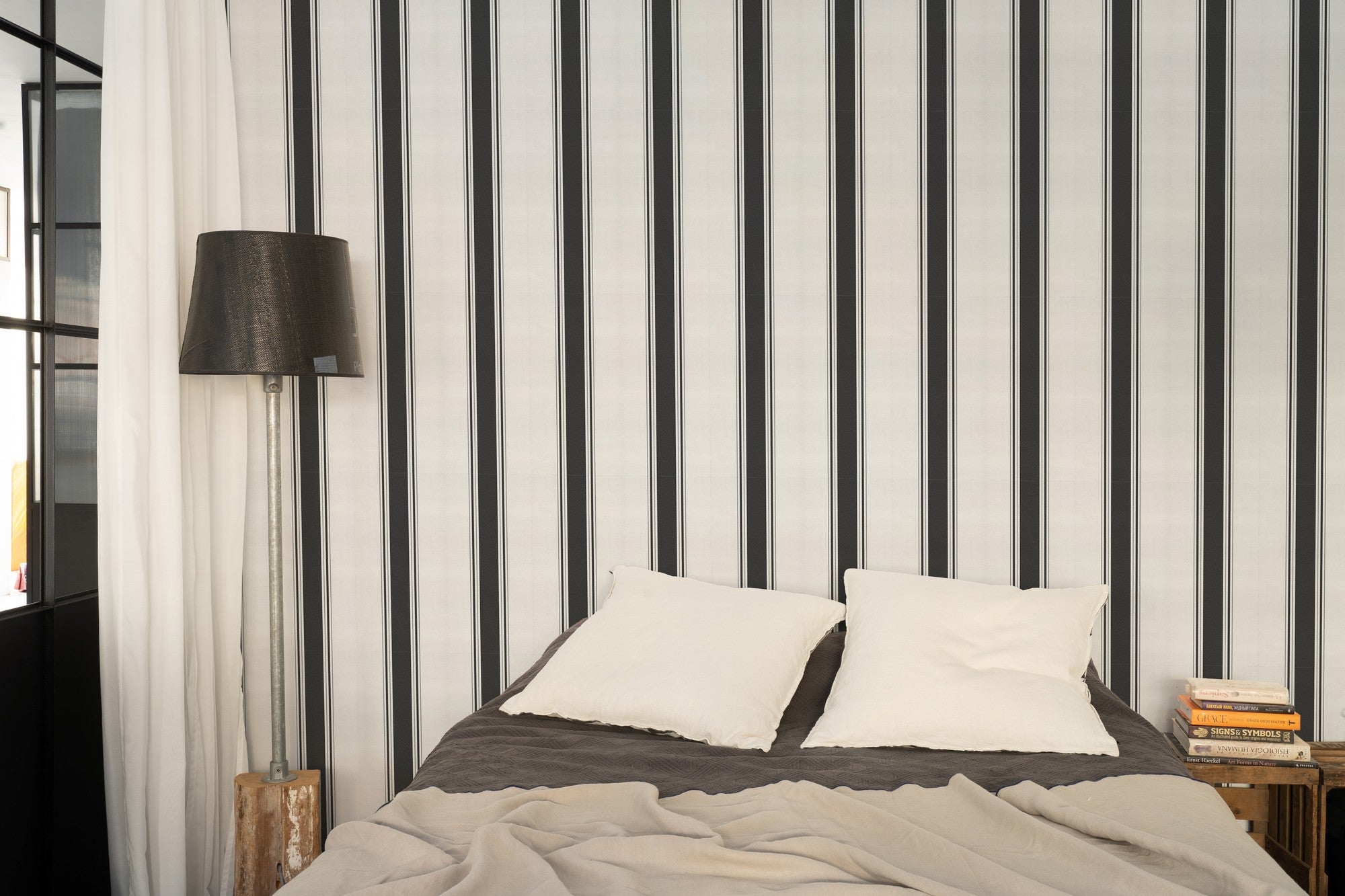 A00733 Stripe 5 Tinta Stripes & Checks Wallpaper by Coordonné