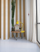 A00739 Stripe 8 Curry Stripes & Checks Wallpaper by Coordonné