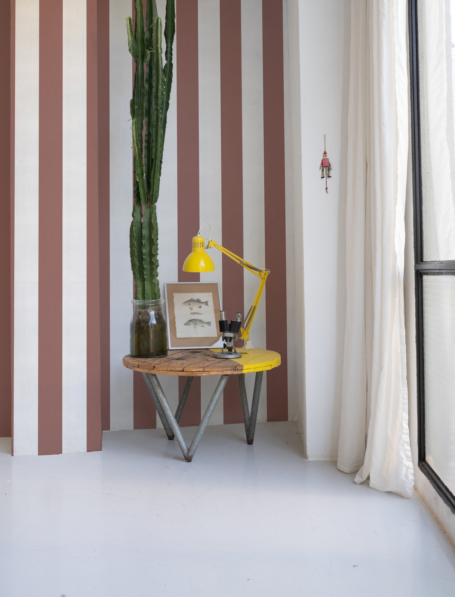 A00740 Stripe 8 Gamba Stripes & Checks Wallpaper by Coordonné