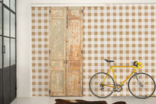 A00748 Check 8 Curry Stripes & Checks Wallpaper by Coordonné