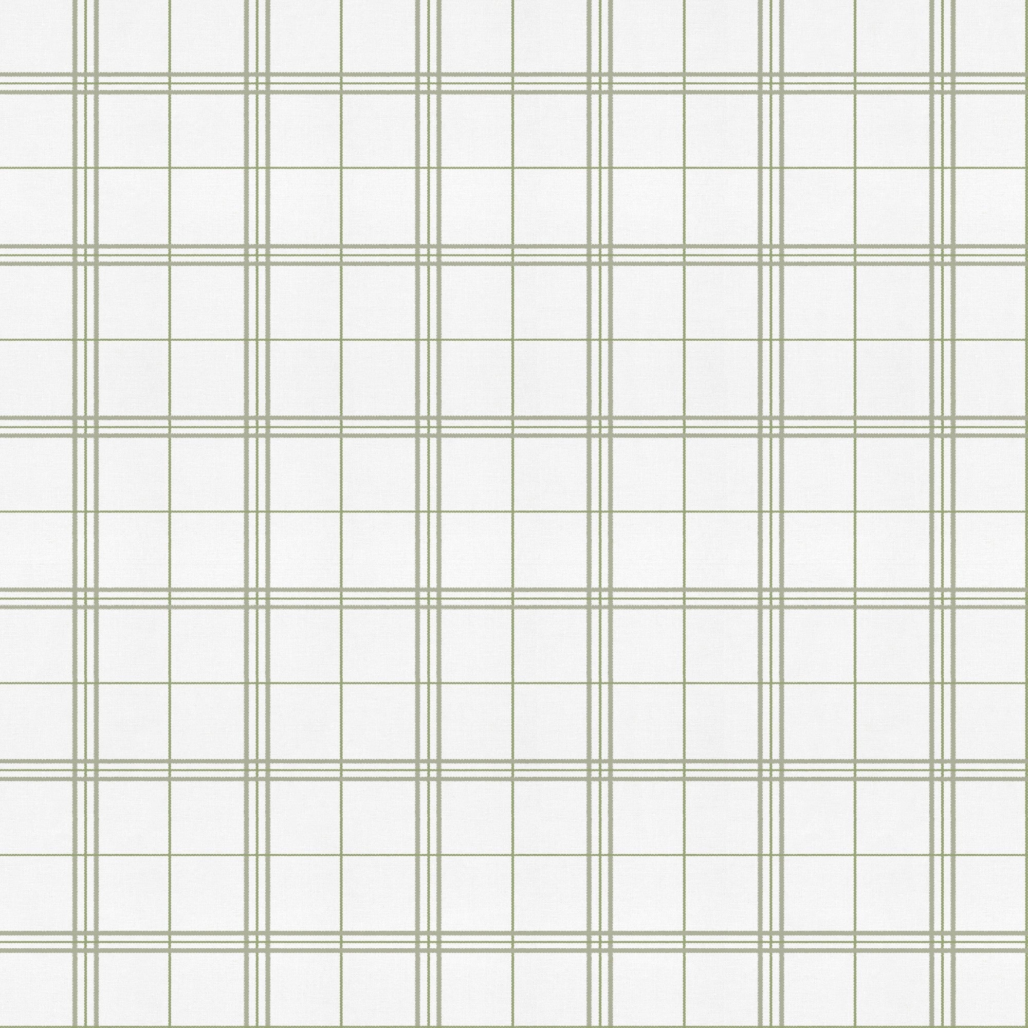A00755 Check 7 Matcha Stripes & Checks Wallpaper by Coordonné