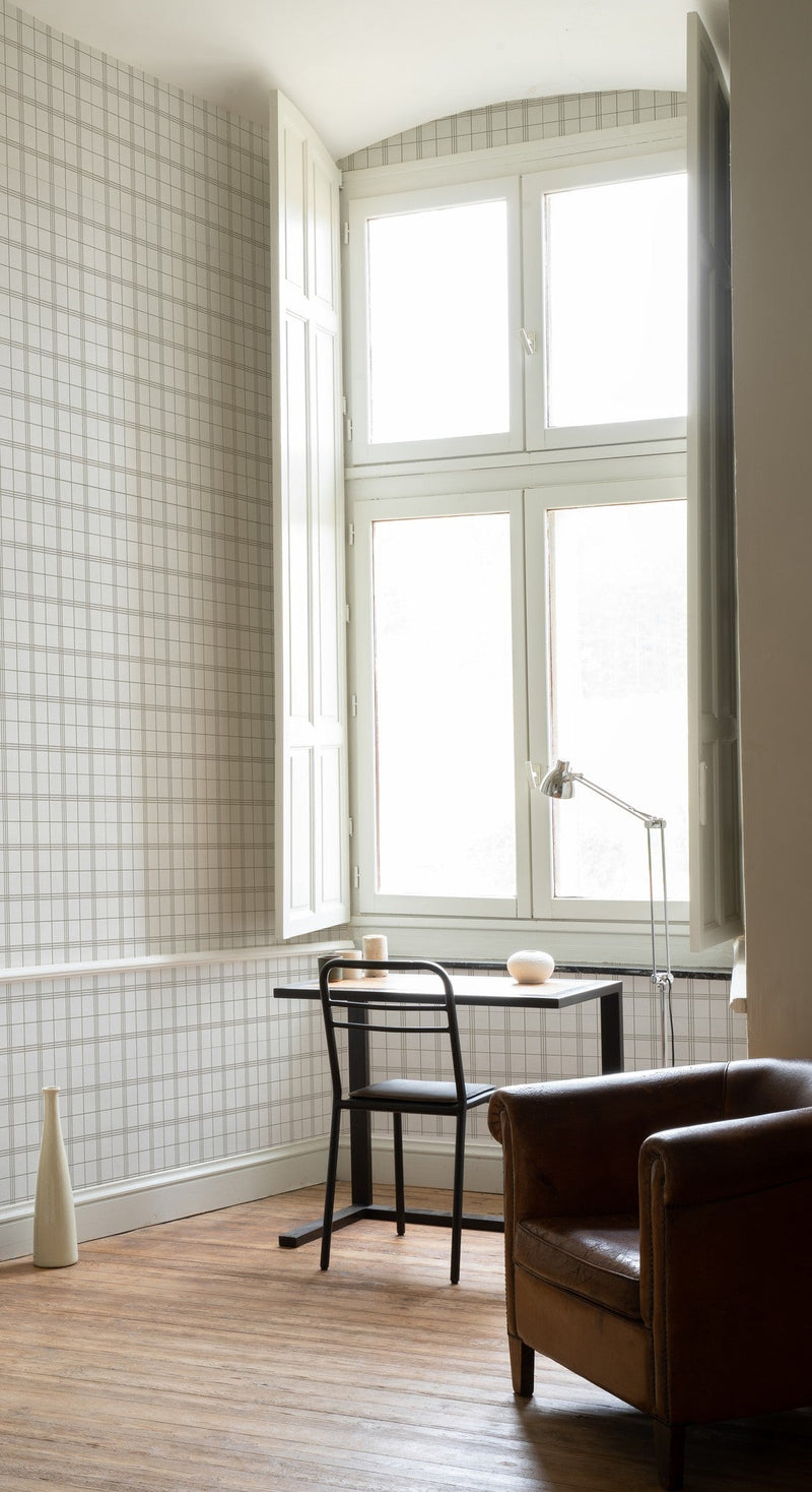 A00759 Check 7 Yeso Stripes & Checks Wallpaper by Coordonné